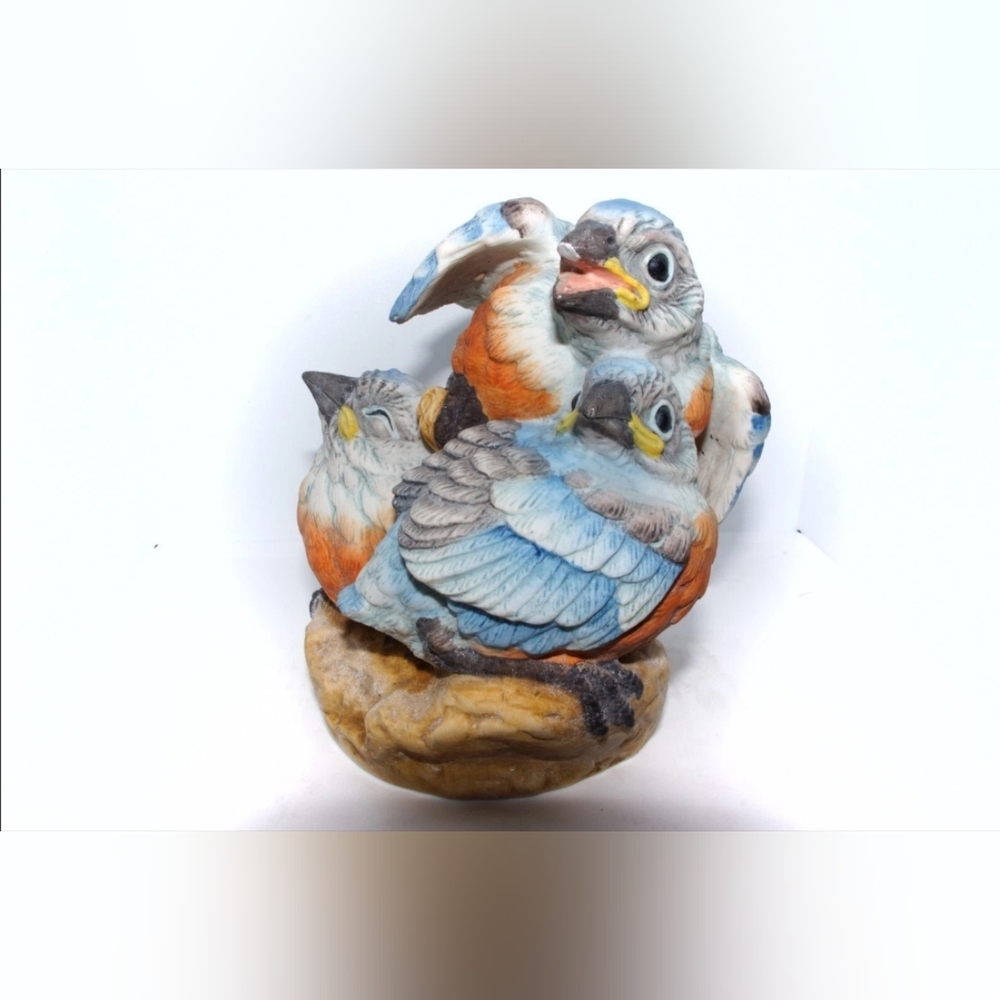Colorful Ceramic Bird Figurine